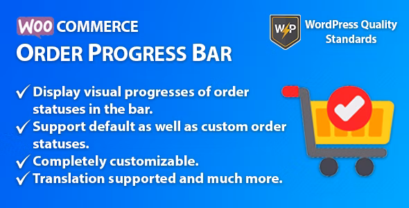WooCommerce Order Progress Bar - Order Tracking