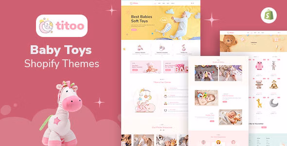 Titoo - 儿童婴儿用品商店电子商务 Shopify 模板