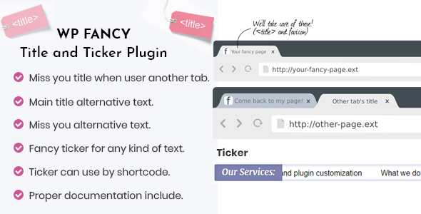 WP Fancy Title and Ticker WordPress Plugin - 动态花式标题插件