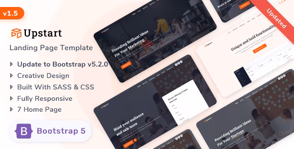 Upstart - Responsive Landing Template