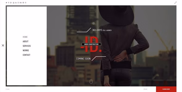 ID - 响应式作品展示网站HTML5模板