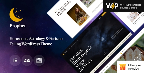 Prophet - Horoscope,Astrology & Fortune Telling WordPress Theme