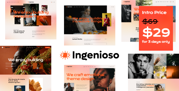 Ingenioso - Creative WordPress Theme