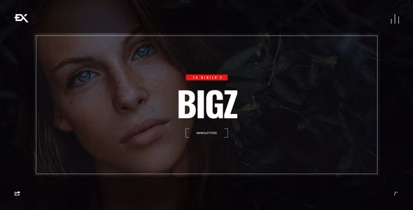 Bigz - 响应式倒计时网站维护HTML模板