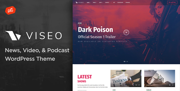 Viseo - News Video & Podcast Theme