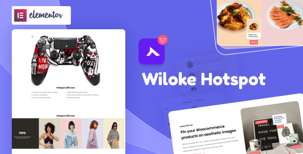 Wiloke Hotspot for Elementor - 响应式图像热点WordPress插件