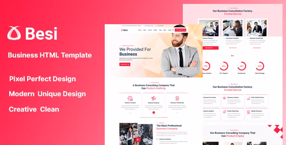 Besi - Business and Agency HTML Template
