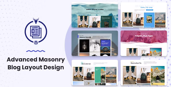 Advanced Masonry Blog Layout Design - 高级博客砌体布局设计插件