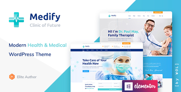 Medify - 健康诊所医疗器械网站模板WordPress主题