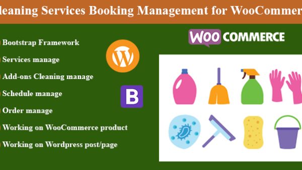 Cleaning Services Booking Management for WordPress and WooCommerce