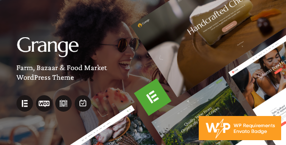 Grange - Farm Bazaar & Food Market WordPress Theme
