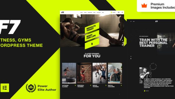 F7 - 体育俱乐部私人教练WordPress模板