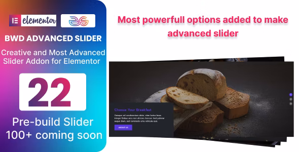 Advanced Slider Addon For Elementor - 高级幻灯片插件