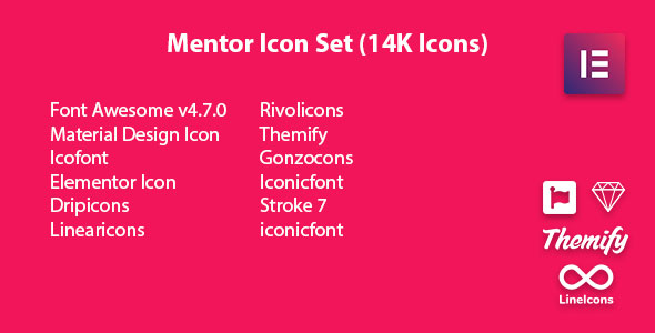 Mentor Icon Pack for Elementor Page Builder
