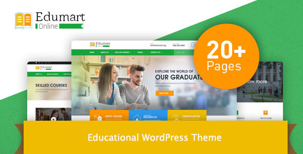 Edumart – 响应式教育培训网课WordPress模板