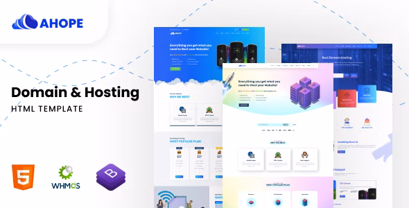 Ahope - Responsive HTML Hosting Template