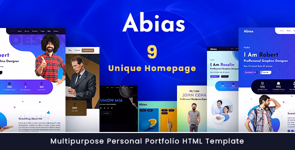 Abias - Bootstrap 5 多用途响应式企业HTML模板