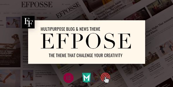 Efpose - 多用途博客杂志网站WordPress主题