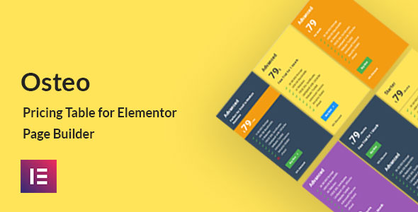 Osteo Pricing Table for Elementor - 定价表样式插件