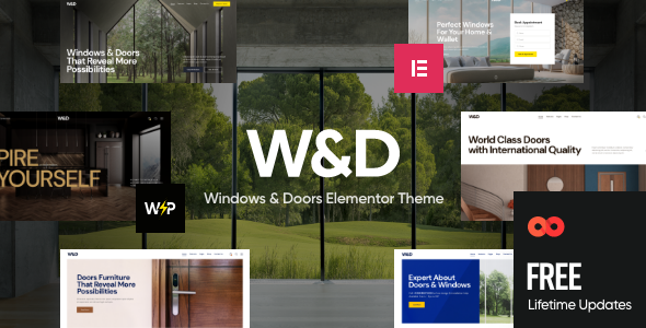 W&D - Windows & Doors Company WordPress Theme