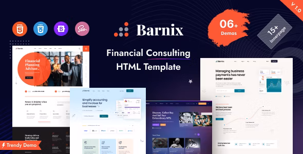Barnix - Business & Financial HTML Template