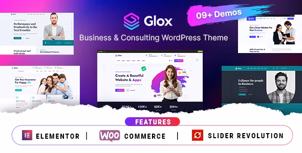 Glox - Business Consulting & Finance WordPress Theme