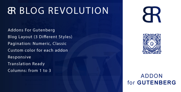 Blog Revolution for Gutenberg 古腾堡编辑器WordPress插件