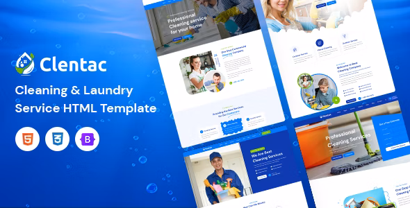 Clentac - Cleaning Services Template