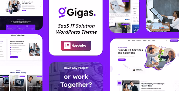 Gigas - SaaS WordPress Theme