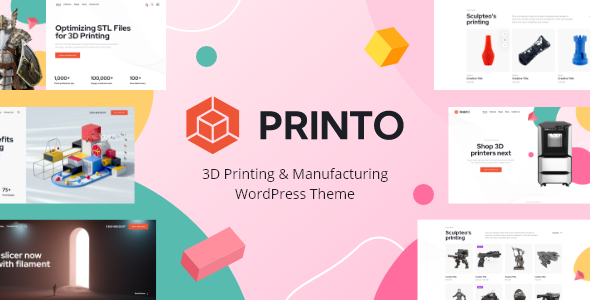 Printo - 3D Printing & Manufacturing WordPress Theme