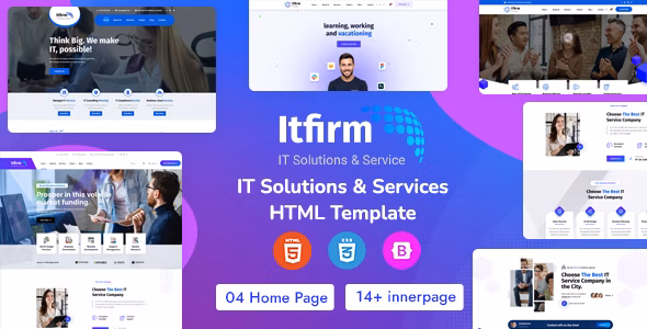 ITfirm - IT 软件信息技术网站HTML5模板