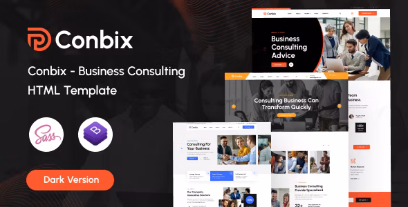 Conbix - 企业商务咨询网站HTML模板