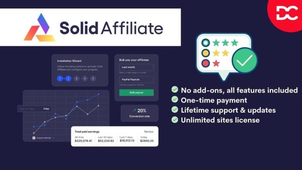 Solid Affiliate - 联盟计划营销推广管理插件