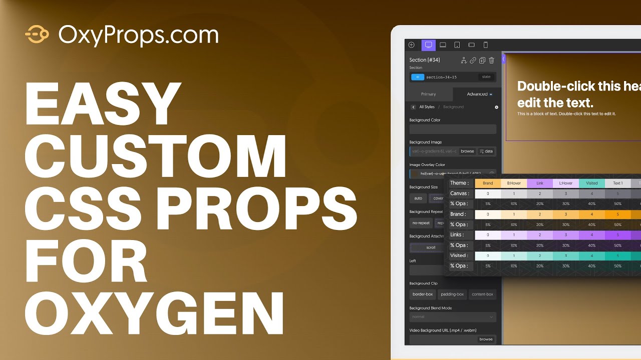 OxyProps - 终极页面生成器编辑器助手WP插件