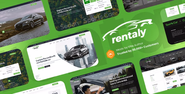Rentaly - 支持RTL汽车租车网站HTML模板