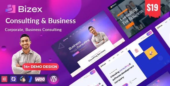 Bizex - 企业商业商务财税咨询WordPress模板