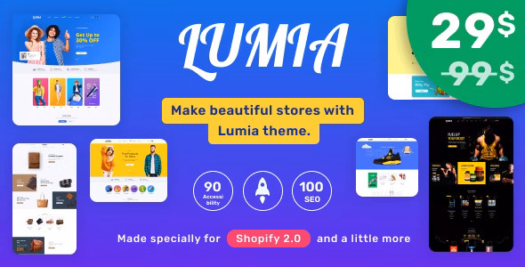 Lumia - 多用途电子商务网站 Shopify OS 2.0 模板
