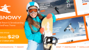  Snowy - Ski Resort Snowboard Winter Sports Website WordPress Theme