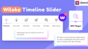  Wiloke Timeline Slider for Elementor - Creative Timeline Rolling Carousel Plug in