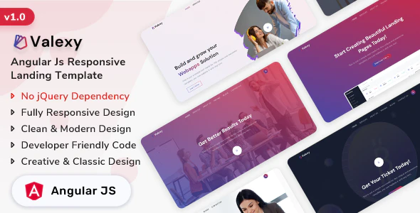  Valexy - Catering Responsive Angular 14 Landing Page Website Template