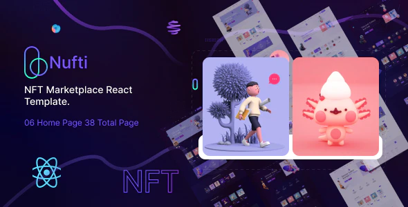 Nufti - NFT 元宇宙区块链网站React模板