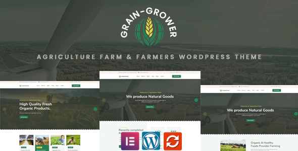 Graingrower - 农场种植有机食品网站WordPress模板