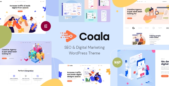 Coala - SEO 搜索引擎优化营销网站WordPress模板