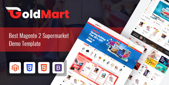 GoldMart - 数码电子产品商店网站 Magento 2 模板