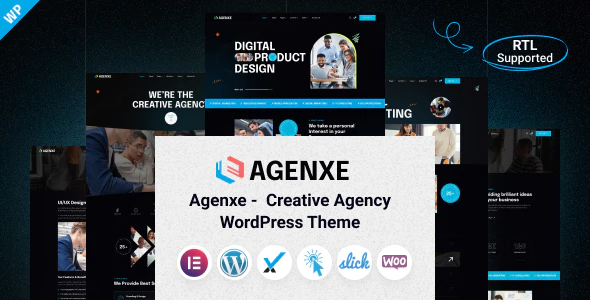 Agenxe - 创意多用途企业网站WordPress模板