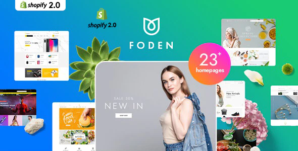 Foden - 响应式多合一电子商务网站 Shopify 模板