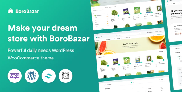 BoroBazar - 响应式有机绿色食品WordPress模板