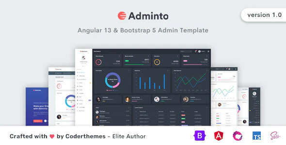 Adminto - Angular 13 响应式项目后台面板