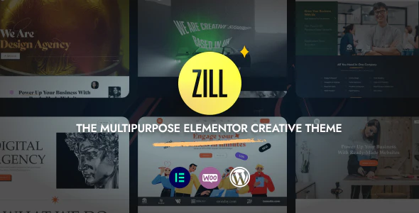 ZILL - 多用途可视化元素编辑器企业WordPress模板