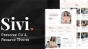 Sivi - CV/Resume 个人简历作品展示WordPress模板